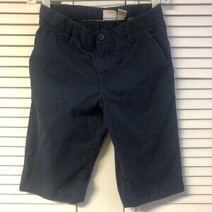 H&M Size 10-11 Organic Navy Blue Chino Shorts